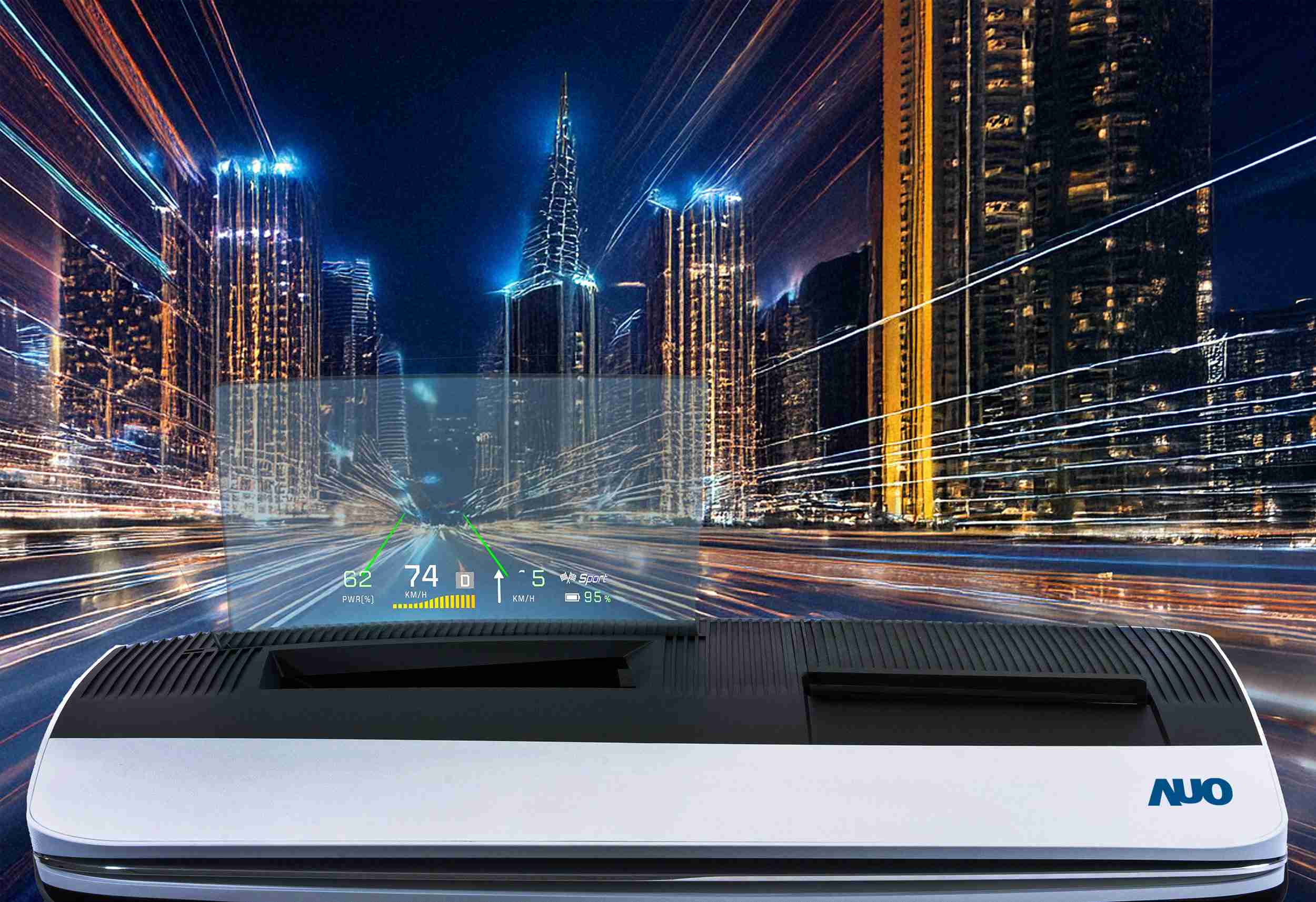 人生就是博推出13吋Micro LED抬头显示器，，，提供高入眼亮度、、、、高色彩饱和度的显示质量，，在阳光下或黑暗中都清晰可见，，，并利用Micro LED模块体积小的优势，，，，解决车用空间有限的痛点